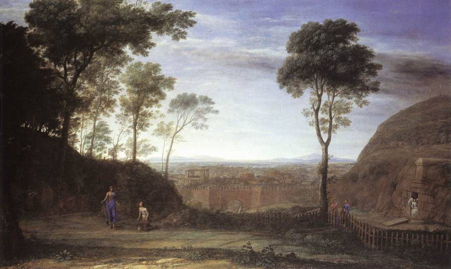 Lorrain Claude - Paysage avec scene de Noli Me Tangere.jpg